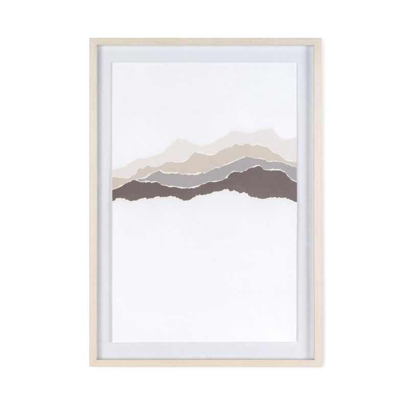 «Torn Terrain I» sur papier