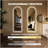65" x 21" Arch Design LED Full Length Mirror ,Dimmable,  High Definition & Explosion-Proof, Full-Length Standing or Wall-Mounted - Brightly Lit for Makeup, Studio, and More