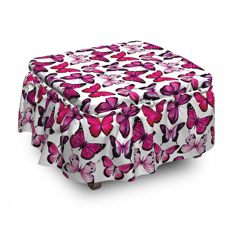 Housse pour repose-pieds papillons de soumissionner