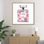 «Fashion and Glam Kiss Classic Number 5 Perfume», impression sur toile-51240298-51240295
