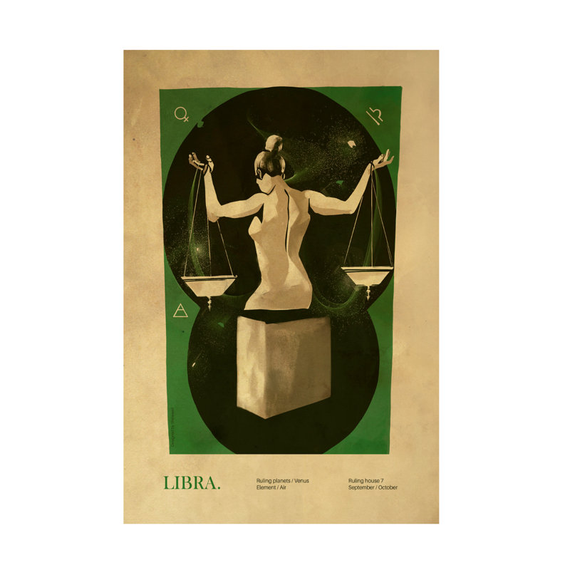 «Bolologia balance» sur toile, H 32 po x l 22 po x P 2 po