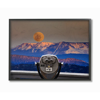 « bitcoin on the horizon », impression