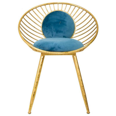 STOOL WITH GREEN CUSHION KD