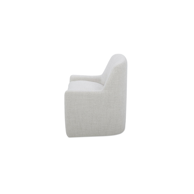 Maisie Rolling Dining Chair Slate Blue, Beige