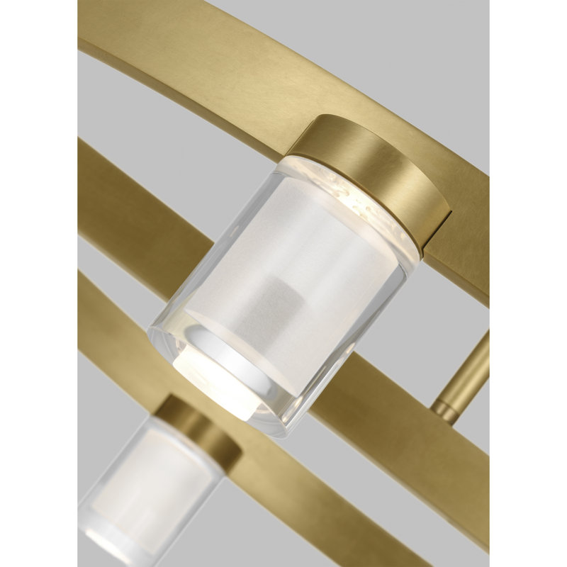 Esfera 12 - Light LED Chandelier, Natural Brass