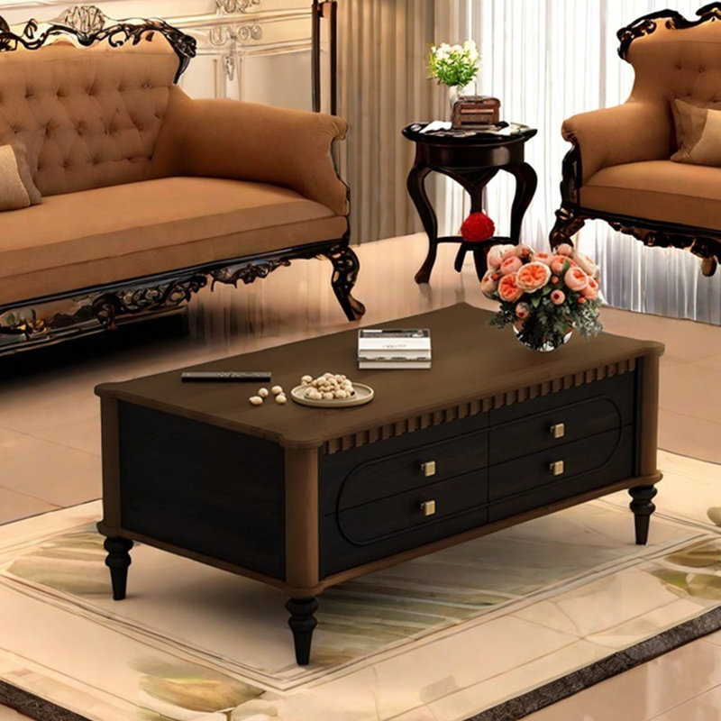 Table basse French French Design, H 19,68 po x L 54,72 po x l 29,13 po