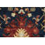 Tapis de couloir bleu marine Ziegler