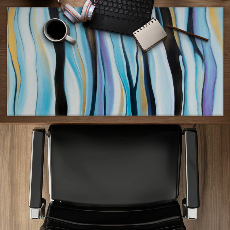 Blue mood - 15.75"x31.50" Desk mat
