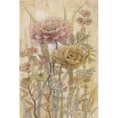 Floral Chinoiserie II by Timothy O' Toole - Wrapped Canvas Painting