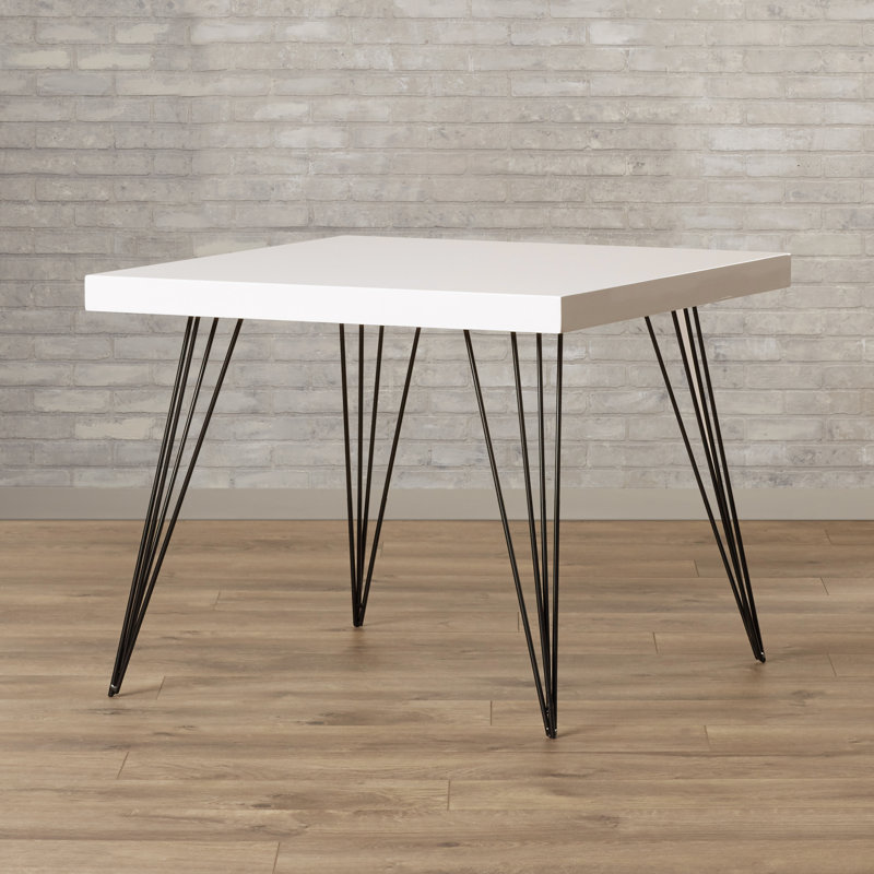 Brygida End Table, Lacquer White