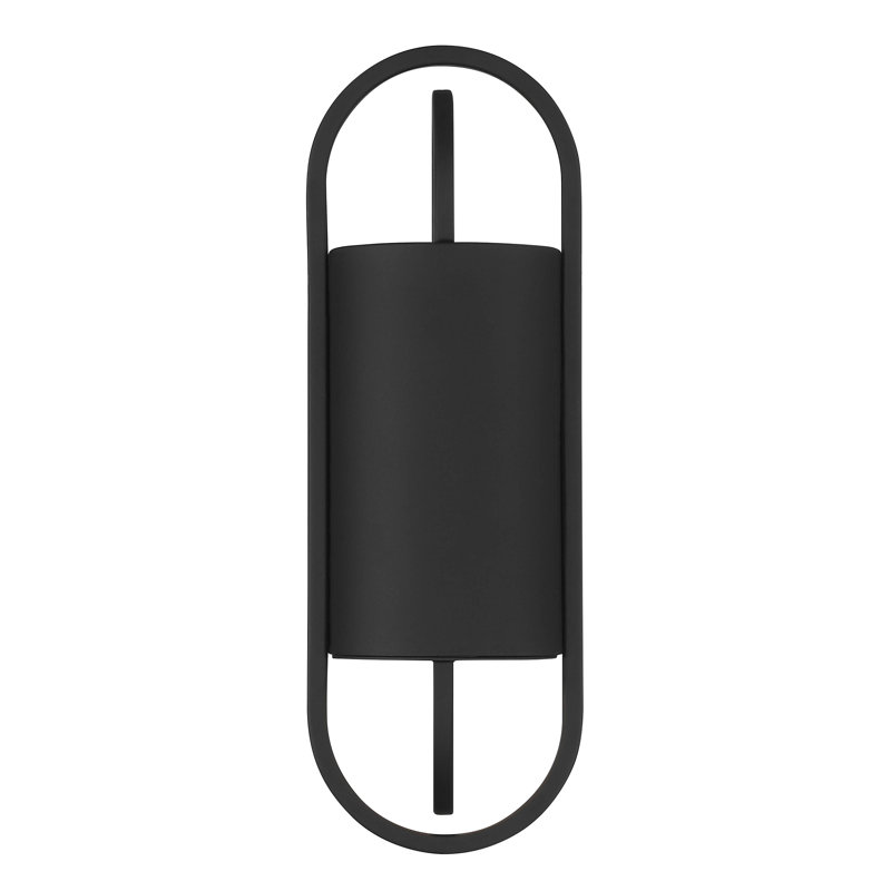 Steel Wall Light, 16" H x 5.5" W x 5.5" D