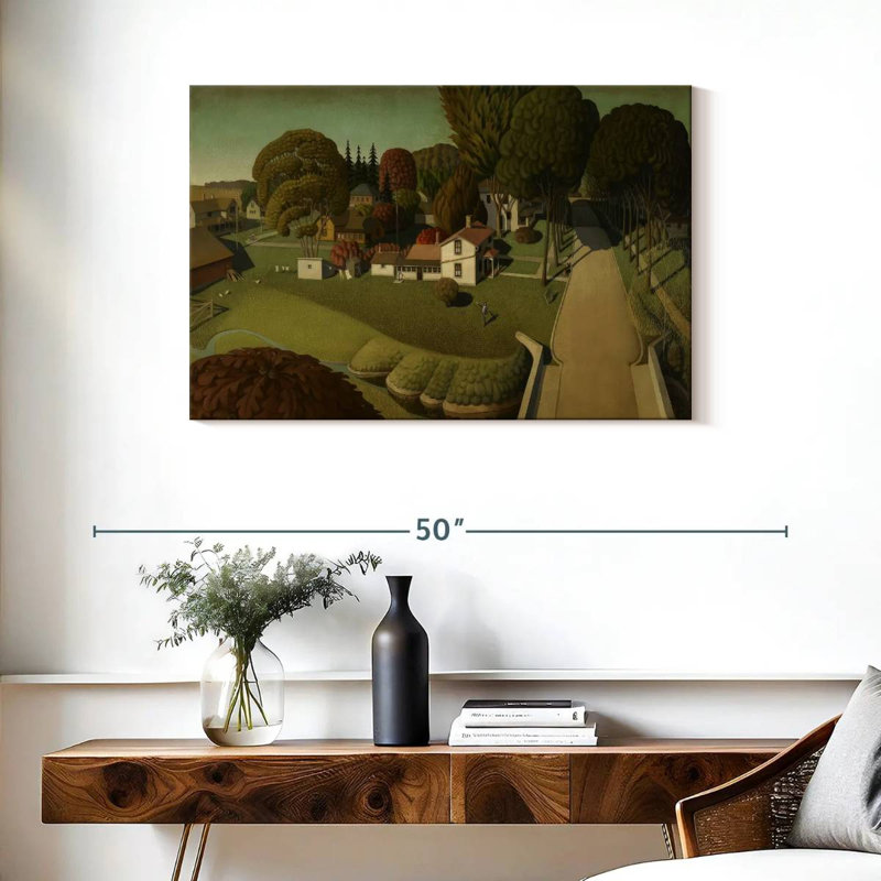 Alvord The Birthplace Of Herbert Hoover, 24" H x 36" W
