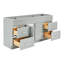 Base de meuble-lavabo simple Paulla-93147055