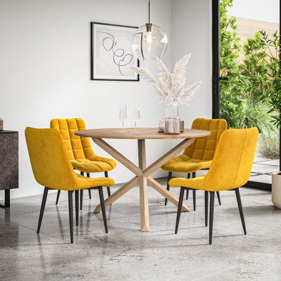 Darcus 4 - Person Dining Set