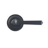 Flat Door Lever with Round Rosette