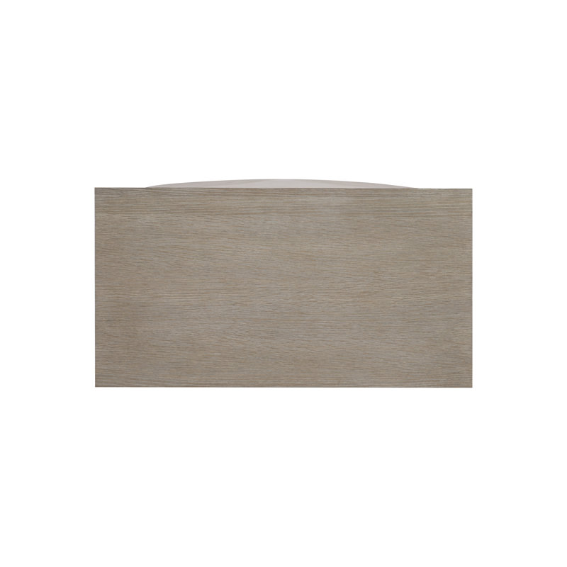 Lunula Flaxen Beige 2-Drawer Transitional Nightstand