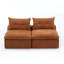 Canapé modulaire en chenille 2 places-366856555