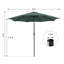 Parasol de marché octogonal 108 "Callan-1124143001