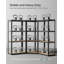 Aly 80cm W Metal Height -Adjustable Shelving Unit-9244188-28213589