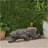 LEOPARD LIGHTWEIGHT CONCRETE BENCH