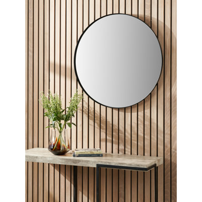 Stainless Steel Round Wall Mirror