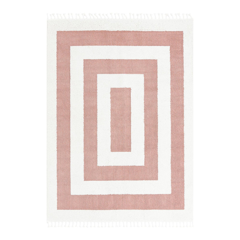 Geometric Indoor Rug, Rectangle 7'10" x 10'