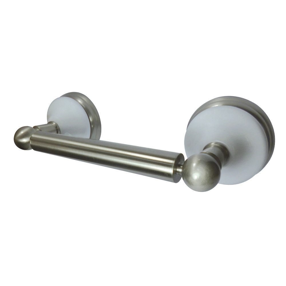 Victorian Wall Mount Toilet Paper Holder, Brushed Nickel
