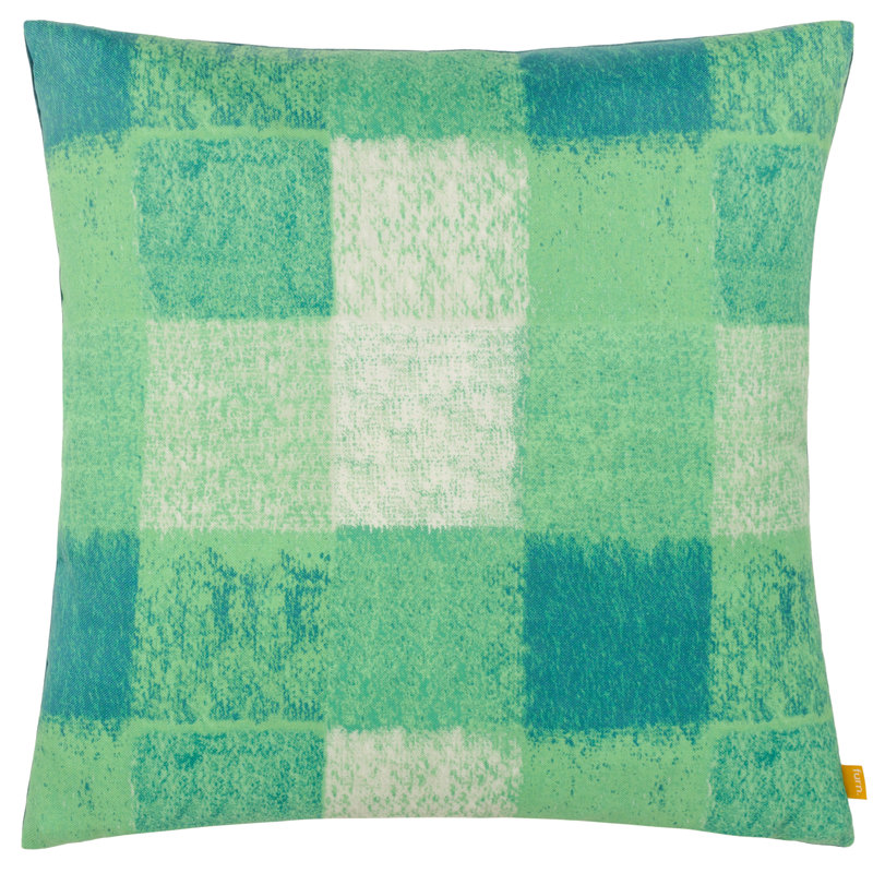 Alma Square Cushion Cover, Green