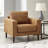 Faux Leather Armchair