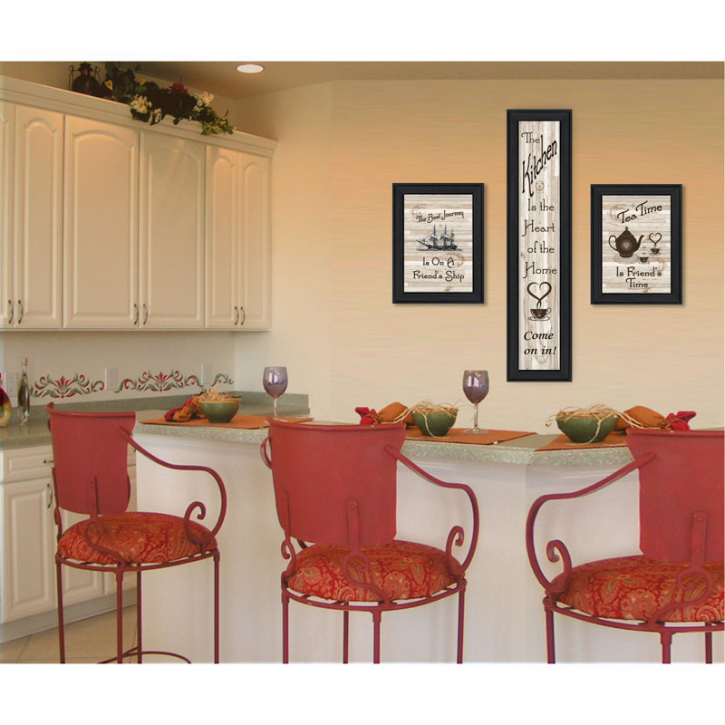 Vignette 3 pièces «The Kitchen Collection II» par Millwork Engineering, cadre noir