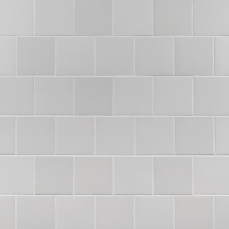 Born 5X5 Matte Porcelain Tile, White
