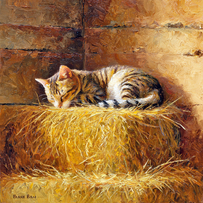 Art mural sur toile Hayloft Dreams, H 30 po x l 30 po