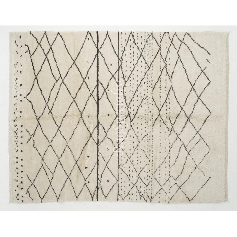 Tapis marocain moderne 100% laine Alezal