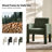  Natalie 26"W Modern Upholstered Fully Assemble Dining Chair with Solid Wood Legs-5229710