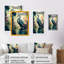 Mignon héron, art floral I - peinture sur toile-1148569447-1148569450
