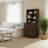 Freestanding Hutch Cabinet with Drawers & Open Shelves, Walnut Storage Dresser, Modern Buffet Sideboard for Dining Room, Kitchen, Entryway