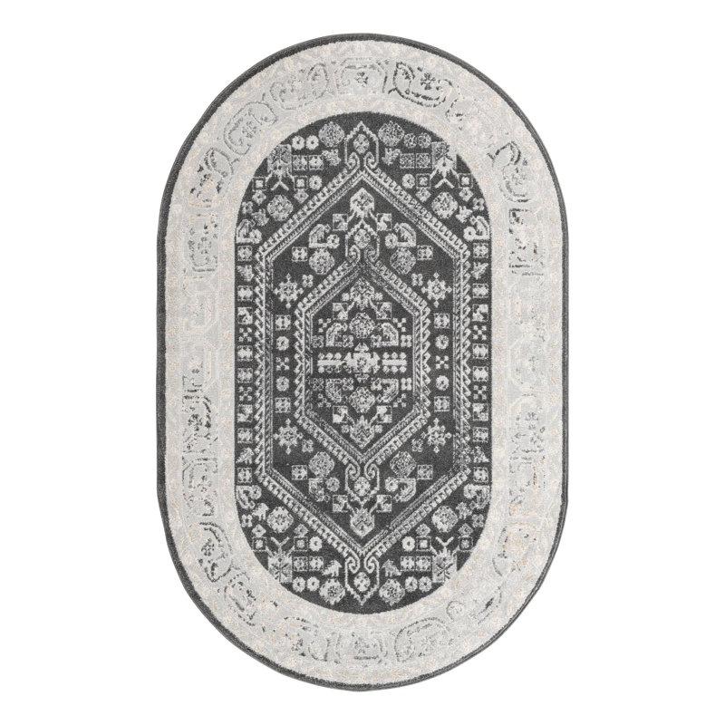 Akins Oriental Indoor Rug, Oval 5' x 8'