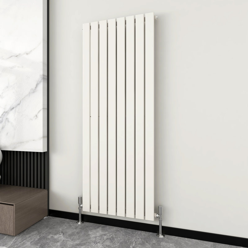 Aarvik Designer Radiator, White, 1600cm H x 544cm W