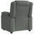  Recliner Chair Dark Grey Polyester, Metal, Plywood, Foam, PP Fiber