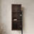 Modern Walnut Bathroom Floating Side Cabinet Wall-Mounted Storage Cabinet For Small Space