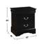 Wooden Nightstand With 2 Drawers-998310945