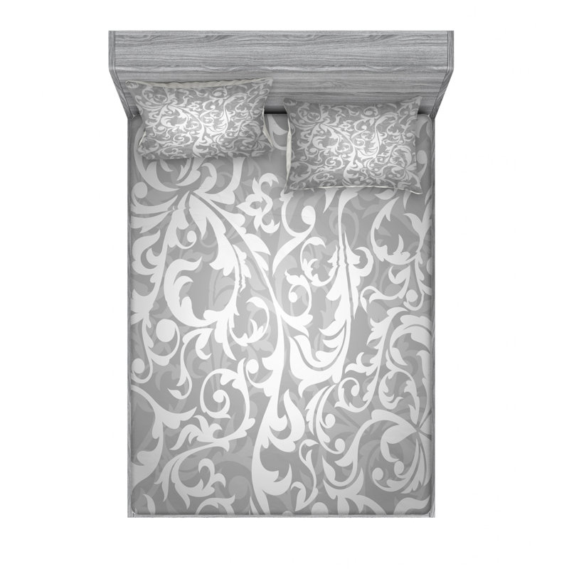 Microfiber Sheet Set, Queen Sheet Set with 2 Pillowcases
