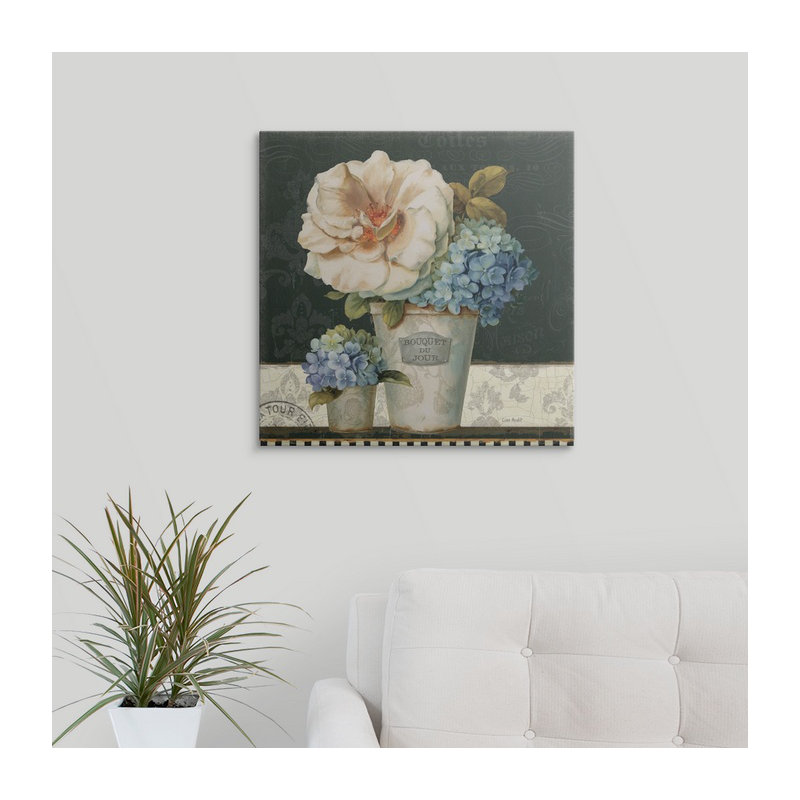 « ii » par lisa audit, impression French Vases, H 35 po x l 35 po x P 1,5 po, Toile
