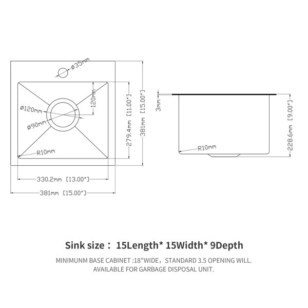 Dimensions du produit