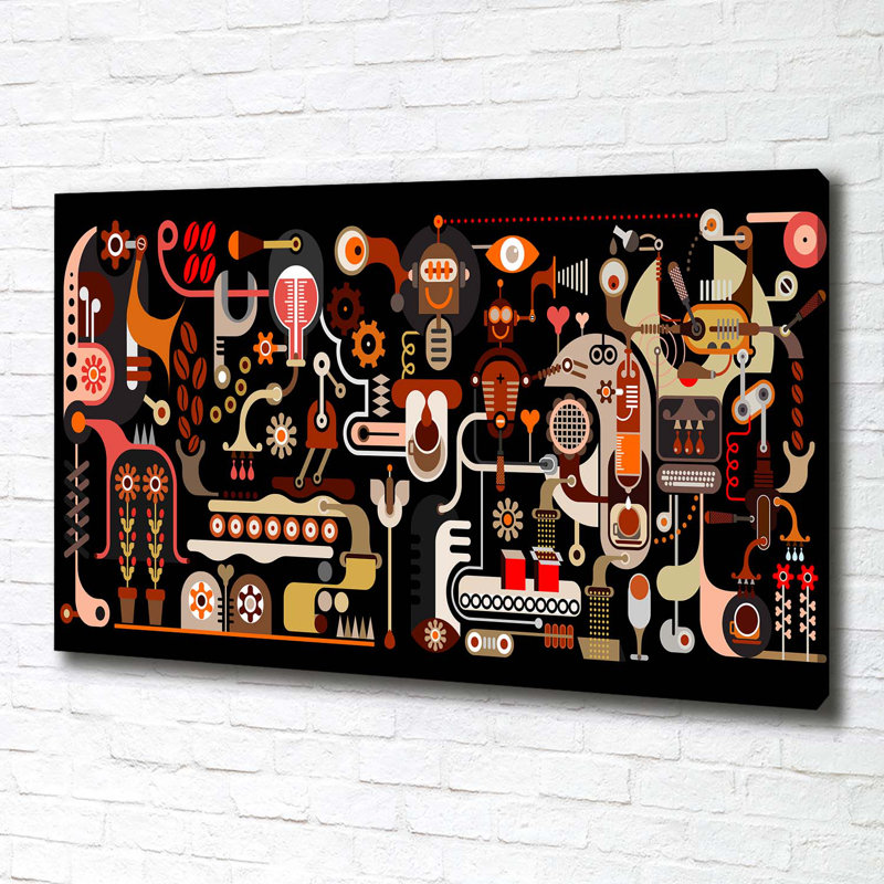 Coffee Production - Wrapped Canvas Print