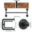 65cm Wall Mounted Clothes Rack