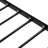 Twin Size Metal Bed - , Strong Bedroom Addition, Black Frame Strong, Silent Piece,