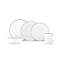 Piece Porcelain China Dinnerware Set - Service for 6