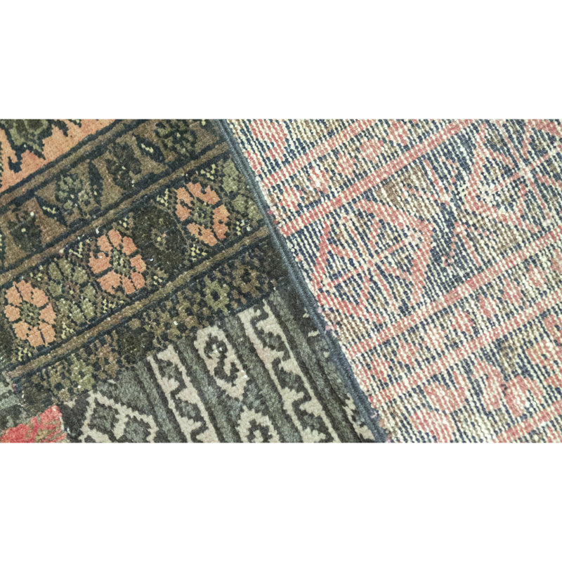Afghan Wool Patchwork Area Rug