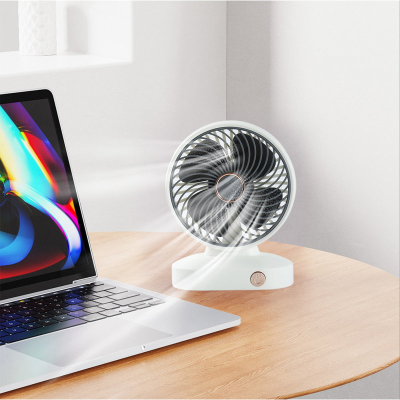 Ventilateur de bureau à 3 vitesses kbndieu, Gris